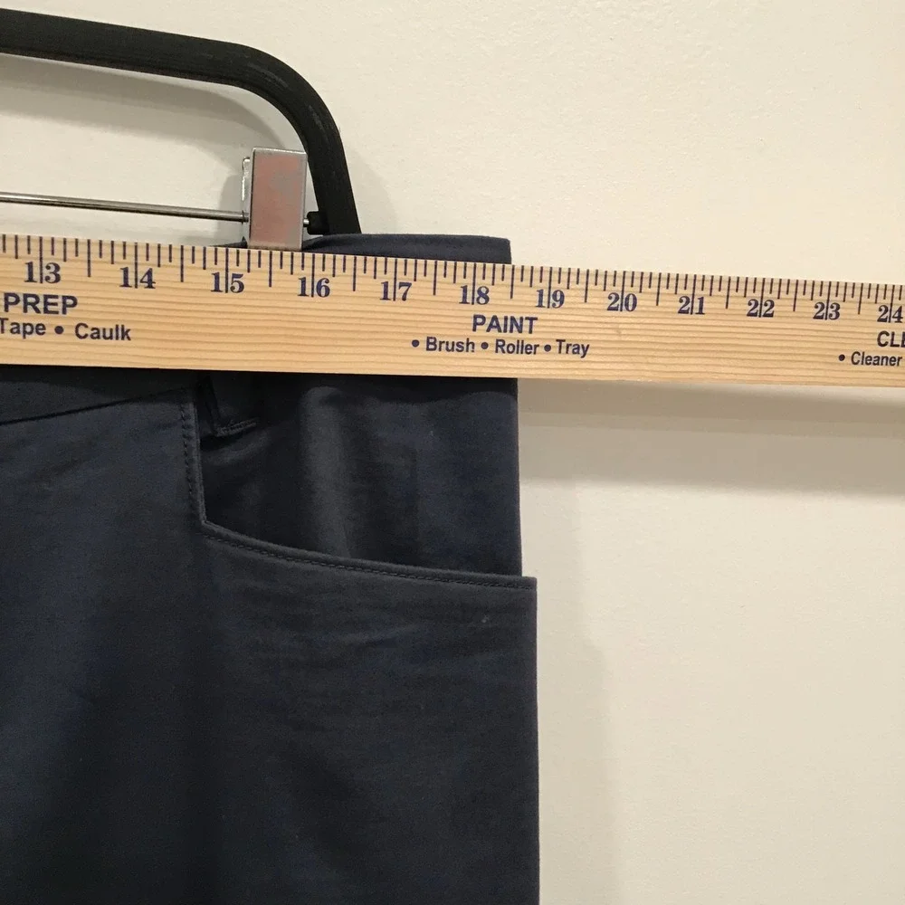 Calvin Klein Dress Pants Men's 36 Navy‎ Blue Slim Fit Business Casual Trousers